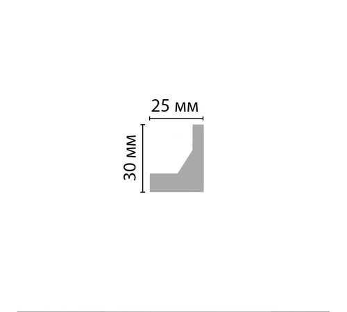 Молдинг Decomaster D507 25х30х2000 мм D507