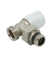 Вентиль ручной угловой Elsen 3/4x1/2 никелированный EVR01.3412