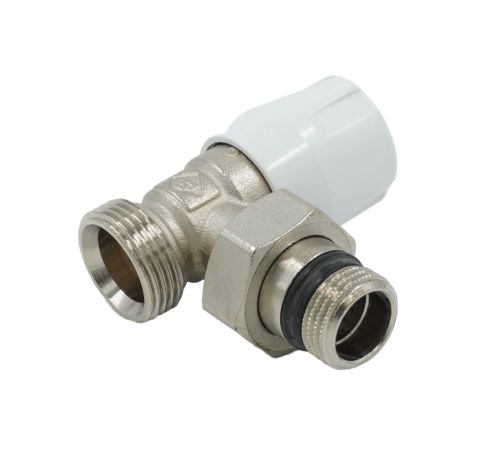 Вентиль ручной угловой Elsen 3/4x1/2 никелированный EVR01.3412