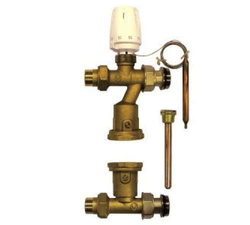 Насосно-смесительная группа Gekon для теплого пола с термостатическим клапаном GK 7685