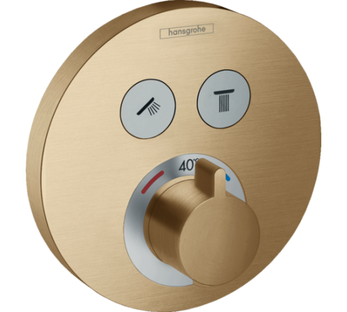 Термостат hansgrohe ShowerSelect S для 2 потребителей внешняя часть 15743140