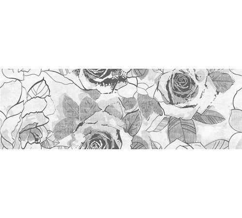 Вставка Cersanit Sonata Розы многоцветная 20х60 см SO2S452