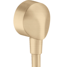 Шланговое подсоединение hansgrohe FixFit 1/2 бронза шлифованная 27454140