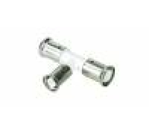 Тройник пресс переходный Henco PVDF белый 32x26x32 мм 10PKW-322632