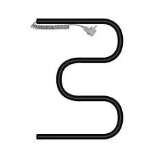 Полотенцесушитель электрический Primoclima Astra М E 50x40 см черный PCAstraМEBlack5040