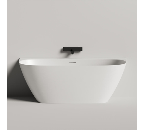 Ванна пристенная Salini Sofia Wall 170х80х58 см S-Stone белый матовый 102522M