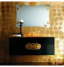 Раковина моноблок Eurolegno Glamour 1 отверстие золото CRG502V1R1206