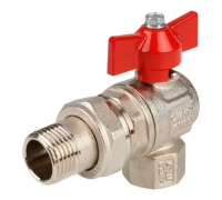 Кран шаровой Itap IDEAL 298 угловой полнопроходной с накидной гайкой 1 бабочка 2980100