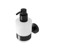 Дозатор для жидкого мыла Geesa Nemox Black черный матовый 916516-06