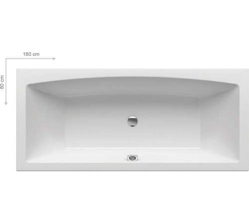 Ванна акриловая RAVAK Formy 02 180х80 см C891000000