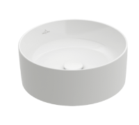 Раковина накладная Villeroy & Boch Collaro 400х400х145 мм CeramicPlus альпийский белый 4A1840R1