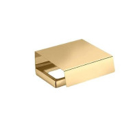 Держатель туалетной бумаги с крышкой Colombo Design Lulu PVD золото B6291.HPS