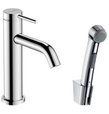 Смеситель для раковины Hansgrohe Tecturis S 110 с гигиеническим душем и сливным гарнитуром 73211000