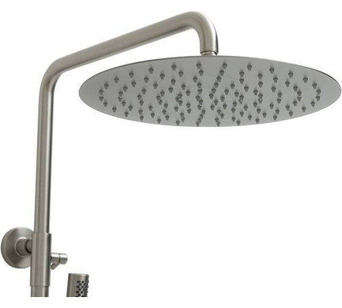 Душевая стойка Allen Brau Priority с изливом 27.7x50.9x123.2 см никель браш 5.31A10-BN