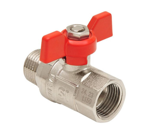 Кран шаровой Smart Install 3/4 ВР/НР бабочка 57132S