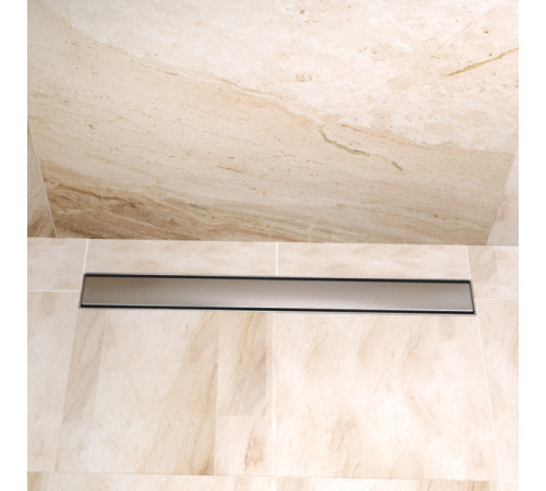 Трап линейный душевой Bettoserb Compact Line 550 мм матовый хром 13702509