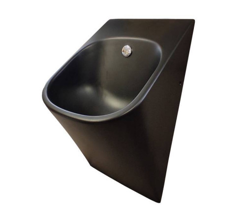 Писсуар подвесной Artceram La Fontana 2.0 33х31х62 см черный матовый LFO002 17 34