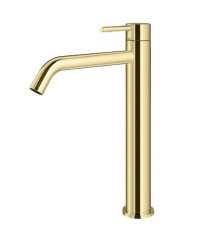 Смеситель для раковины Plumberia Selection IXO высокий 28.5 см золото XO0052OR