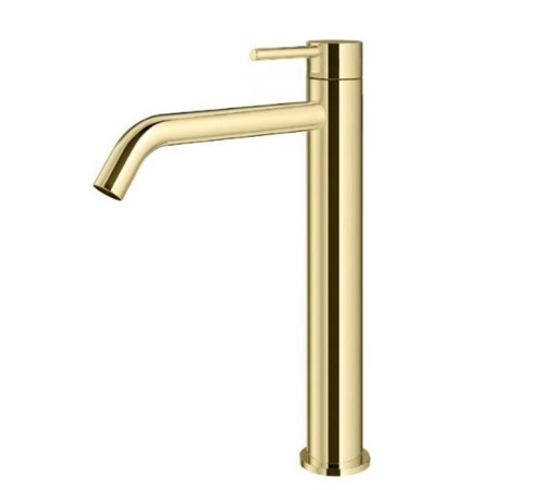 Смеситель для раковины Plumberia Selection IXO высокий 28.5 см золото XO0052OR