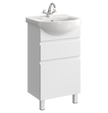 Тумба под умывальник Aqwella Rodos напольная 500х850х290 мм белый ROD01052N