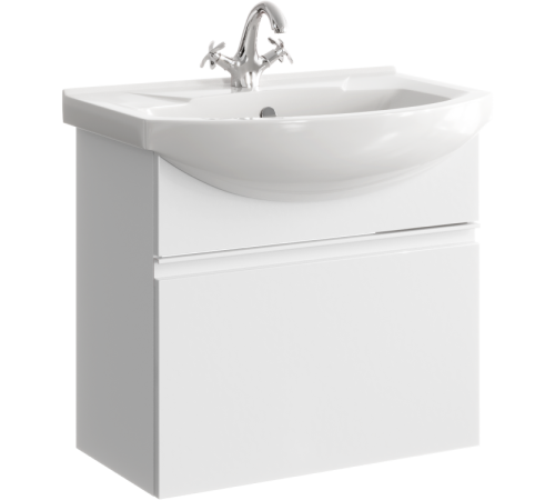 Тумба под умывальник Aqwella Rodos подвесная 600х580х314 мм белый ROD01061
