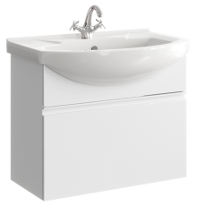 Тумба под умывальник Aqwella Rodos подвесная 688х580х314 мм белый ROD01071