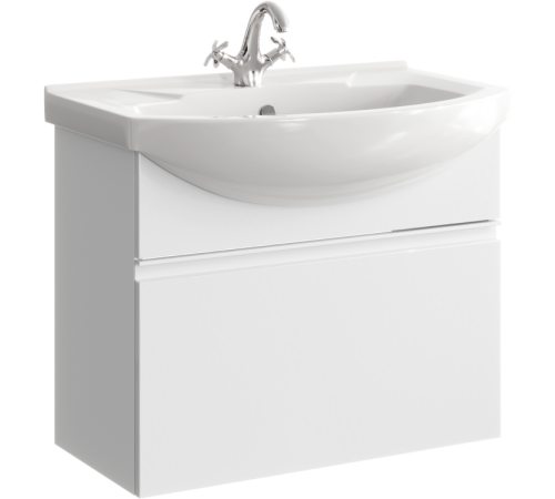 Тумба под умывальник Aqwella Rodos подвесная 688х580х314 мм белый ROD01071