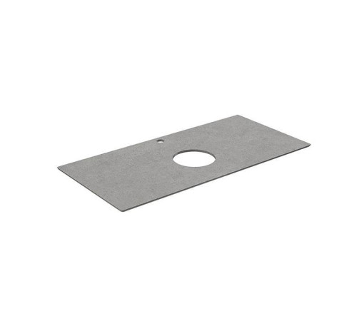 Столешница из керамогранита Kerama Marazzi Фондамента 100 см 1 отв. серый натуральный PL1.DL500920R/100