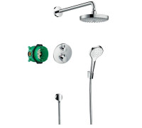 Душевая система Hansgrohe Croma S 180 Showerpipe с термостатом хром 27295000