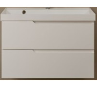 Тумба под умывальник подвесная TECE 80 см белый глянец AQM900380WH
