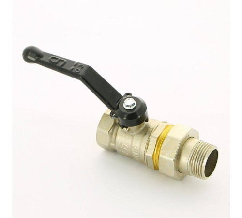 Кран шаровой LD Pride 3/4 НВ полнопроходной ручка с американкой 47.307.20