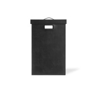 Корзина для белья Decor Walther Brownie WB 38.5x38.5x60.5 см черная кожа 0924960