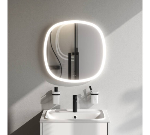 Зеркало AM.PM Func 60 см квадратное с LED-подсветкой и ИК-сенсором M8FMOX0601WGS