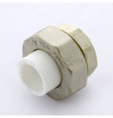 Муфта разборная Pro Aqua полипропиленовая ВР 20 мм x 1 PA20011