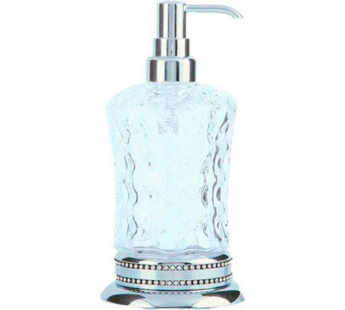 Дозатор для жидкого мыла настольный Boheme Brillante хром 10439