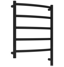 Полотенцесушитель электрический Сунержа Галант 3.1 500х600 мм правый чёрный матовый 31-6001-6050