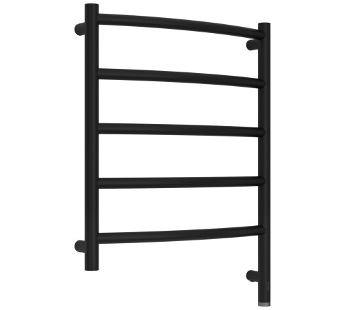 Полотенцесушитель электрический Сунержа Галант 3.1 500х600 мм правый чёрный матовый 31-6001-6050