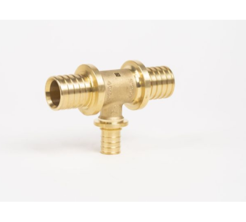 Тройник SANHA 3fit-Press 40х25х40 мм латунь DZR 11080681001