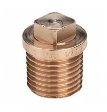 Заглушка Viega 3290 3/8 НР бронза 320096