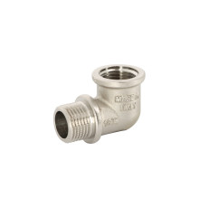 Угольник 90° STOUT НВ 1 с упором никелированный 509165