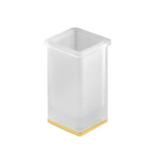 Стакан настольный Colombo Design Lulu PVD золото матовое стекло B6241.HPS-VAN