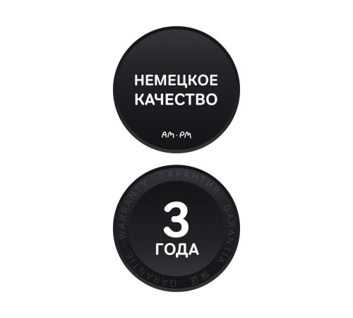 Душевое ограждение AM.PM Gem Black Edition 90х90 см без поддона W90G-403-090BT