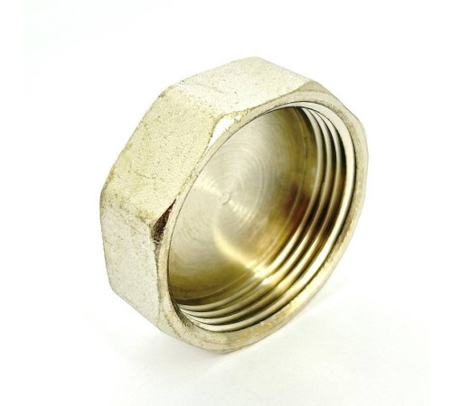 Заглушка латунная LD Pride 1 1/4 ВР никелированная 67.504.32