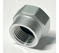 Переходник резьбовой General Fittings ВР-ВР 3/4x1/2 хромированный с плоской прокладкой dui635C3201