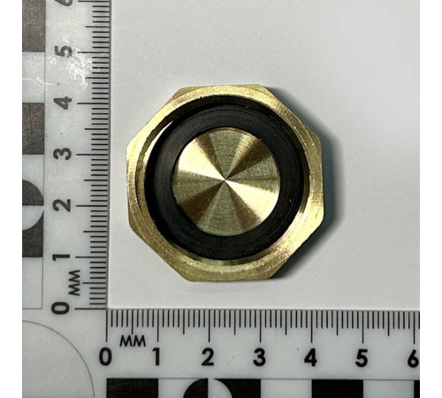 Заглушка с внутренней резьбой General Fittings 1 никелированная 637N4001