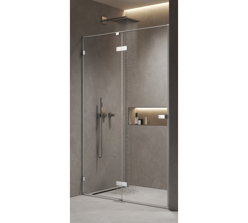 Душевая дверь в нишу AQUAMET AQM7408-10 1000х2000 мм хром AQM7408-10