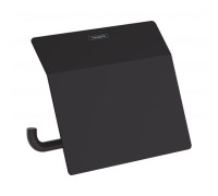 Держатель для туалетной бумаги с крышкой HANSGROHE AddStoris Чёрный матовый 41753670