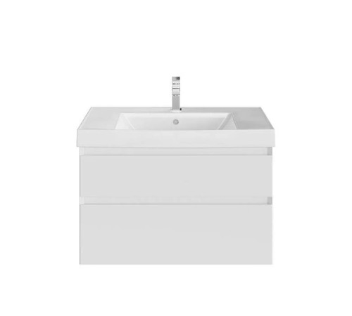 Тумба подвесная Kerama Marazzi Cubo 80 см с ящиками белая матовая CUB.80.2\WHT.M