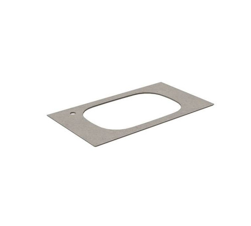 Столешница Kerama Marazzi Magica Риккарди 90 см для встраиваемых раковин 1 отверстие серый матовый MA.2.1.SG519920R\90