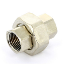 Разъемное соединение Uni-Fitt ВВ 3/4 с плоской прокладкой никелированное 507310